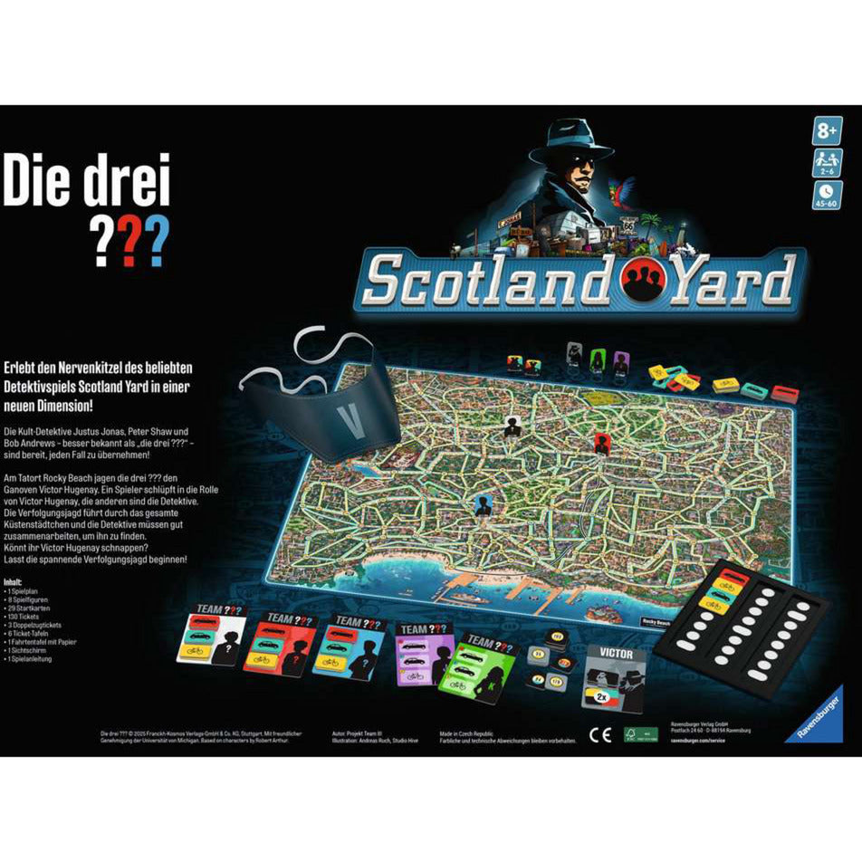 Die drei ??? Scotland Yard, Brettspiel
