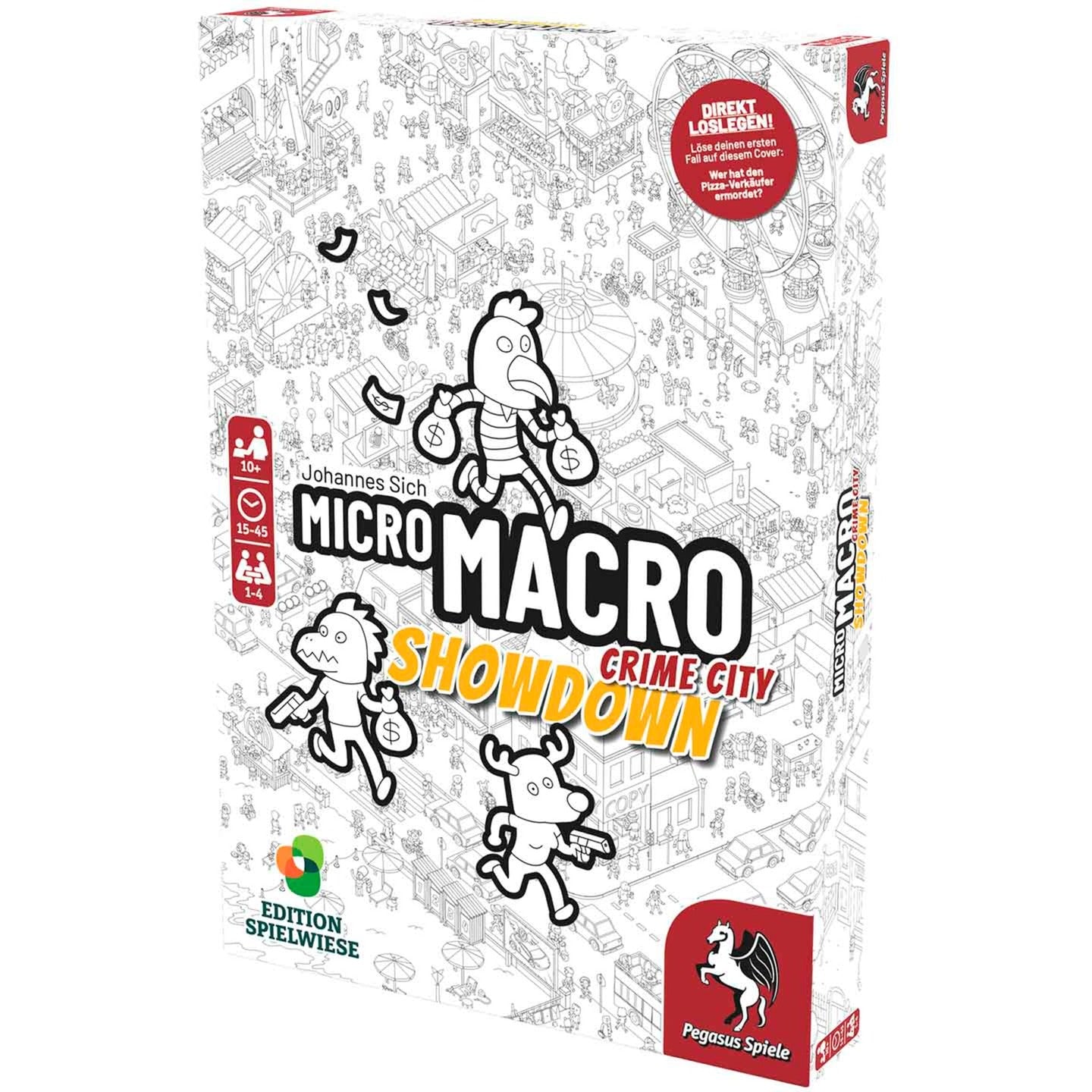 Pegasus MicroMacro: Crime City 4 - Showdown, Brettspiel