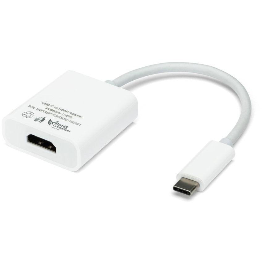 OWC USB Adapter, USB-C Stecker > HDMI 4K Buchse (weiss, 11cm)