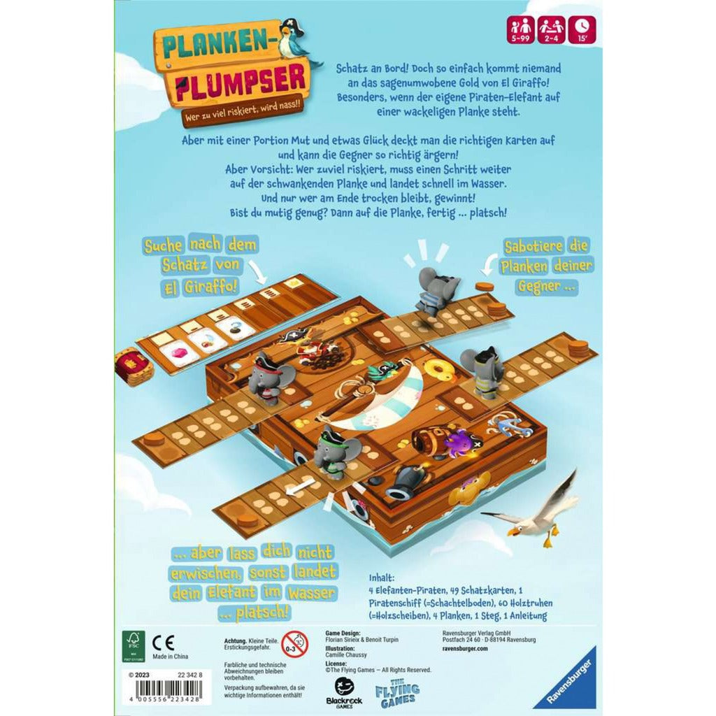 Ravensburger Planken-Plumpser, Brettspiel