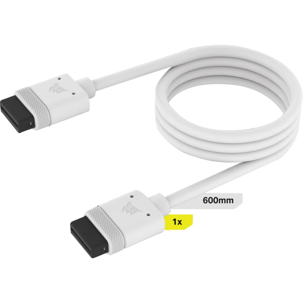 Corsair iCUE LINK Kabel, 600mm (weiss, 1 Stück)