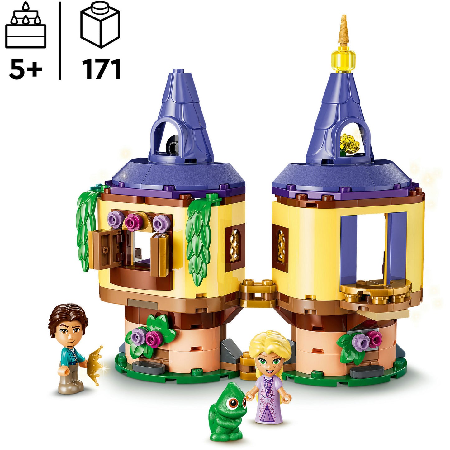 43294 Disney Princess Rapunzels Mini-Turm, Konstruktionsspielzeug