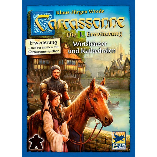 Asmodee Carcassonne - Wirtshäuser und Kathedralen, Brettspiel