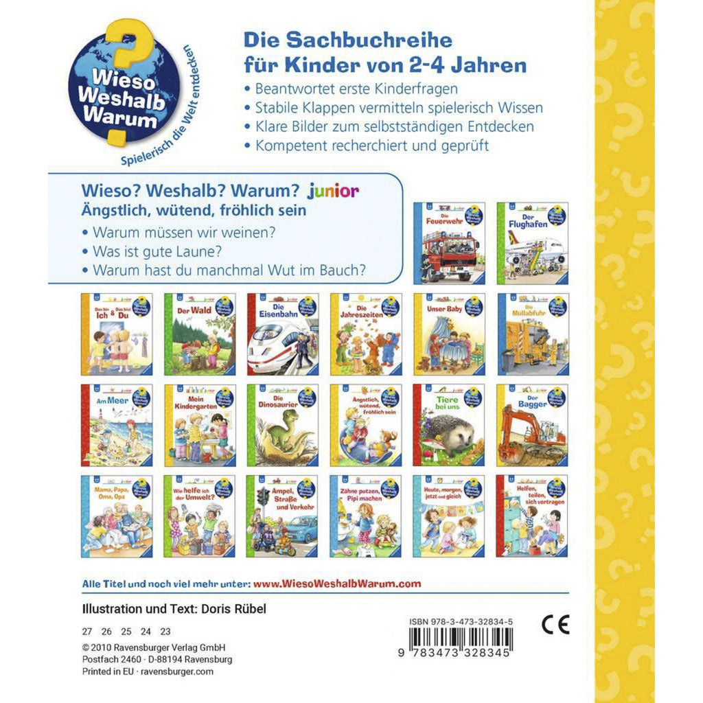 Wieso? Weshalb? Warum? junior Band 32 - Ängstlich, wütend, fröhlich sein, Lernbuch