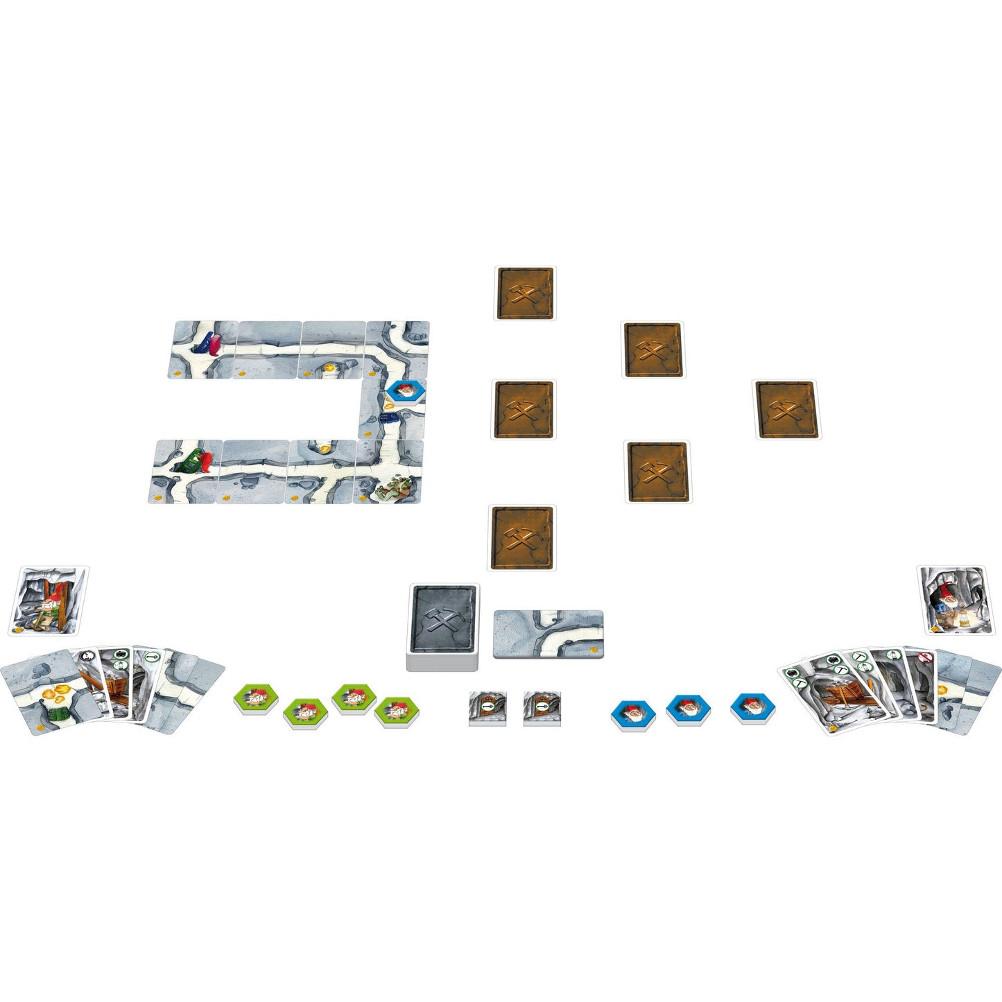 Saboteur - Das Duell, Kartenspiel