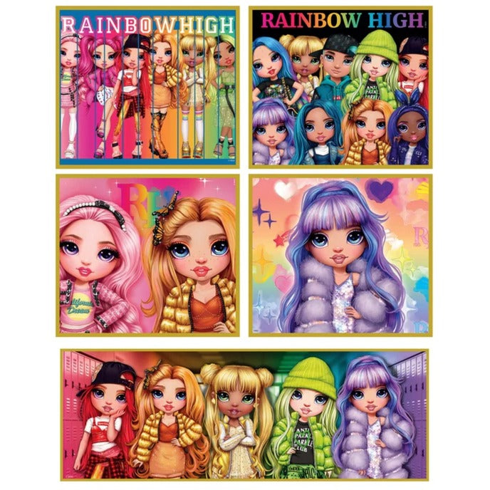 Clementoni Supercolor 10 in 1 - Rainbow High (10 Puzzle (18-60 Teile))