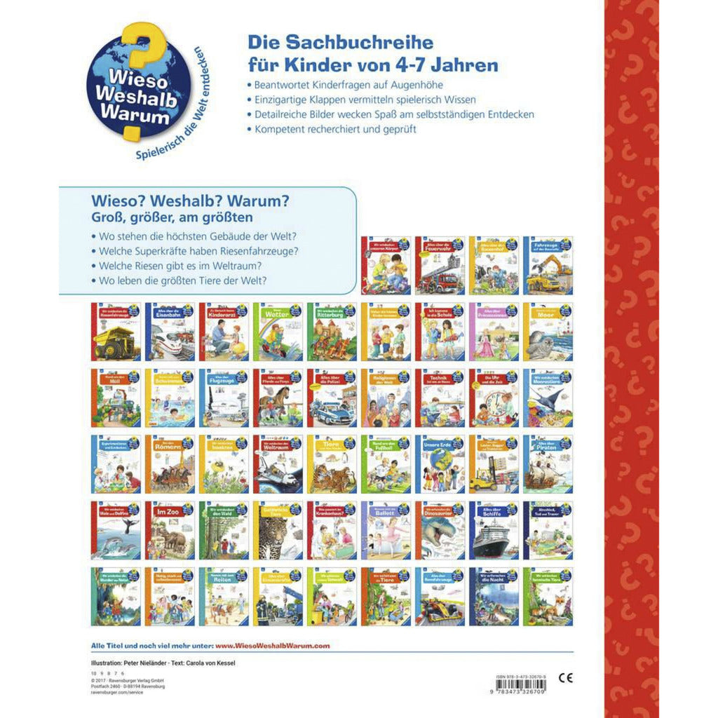 Wieso? Weshalb? Warum? - Gross, grösser, am grössten (Riesenbuch), Lernbuch