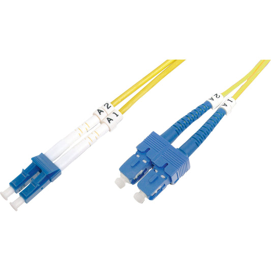 LWL Patchkabel, Duplex, LC > SC Stecker, Singlemode OS2