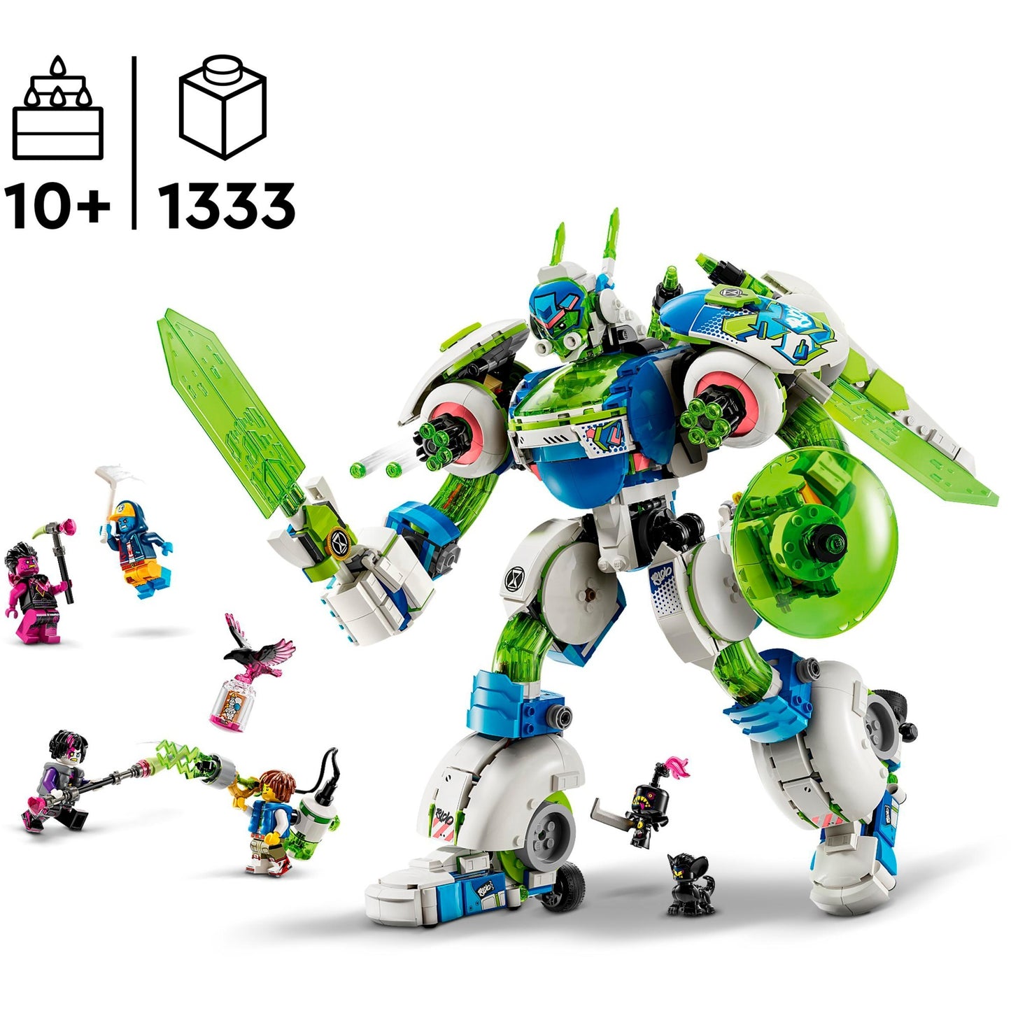 LEGO 71485 DREAMZzz Mateo und Z-Blob der Ritter-Mech, Konstruktionsspielzeug