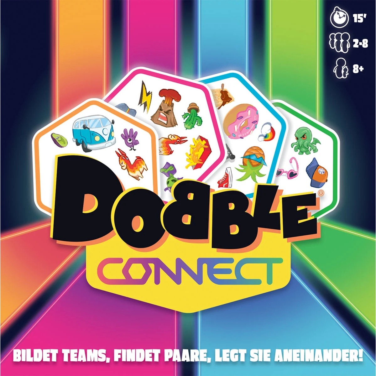 Asmodee Dobble Connect, Kartenspiel