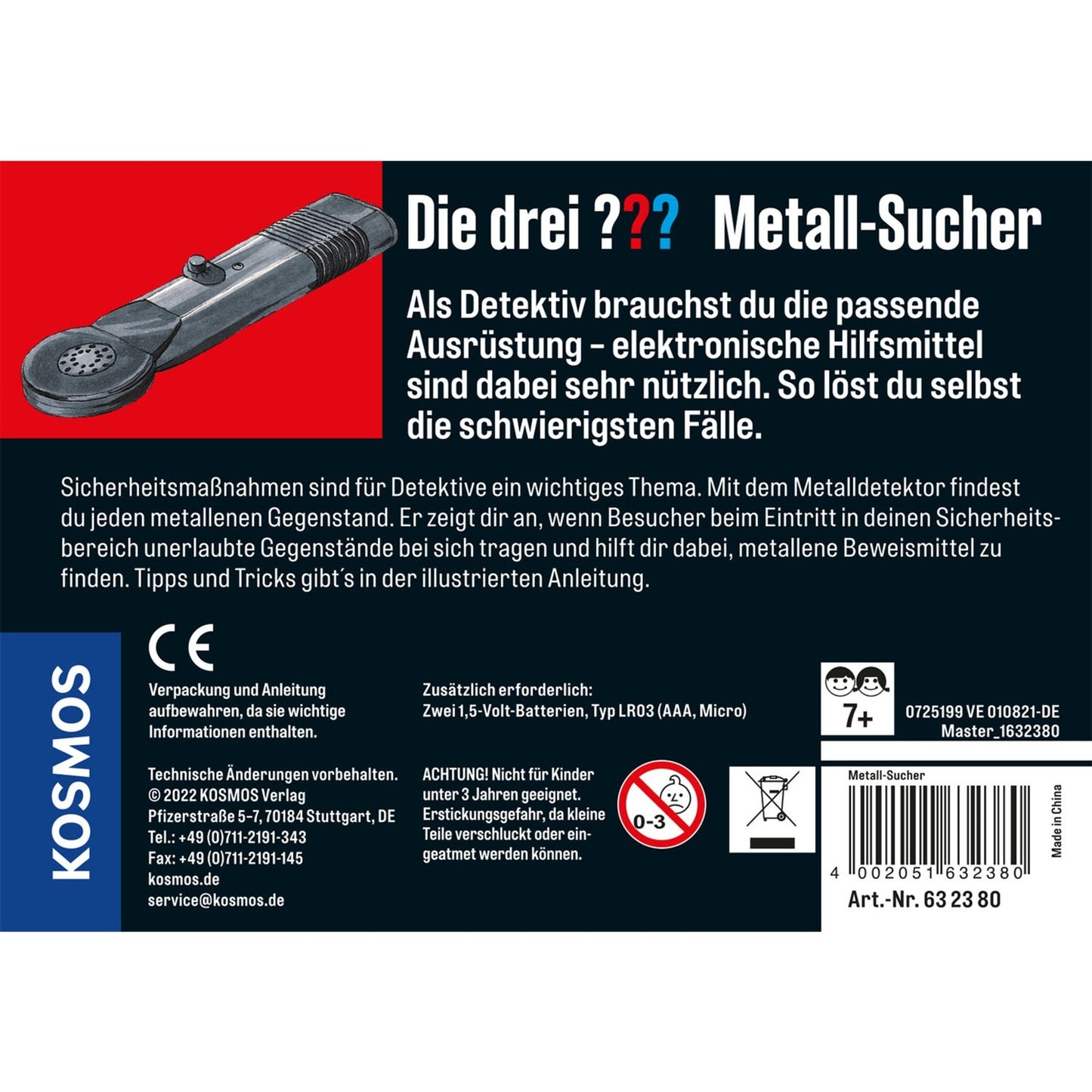 Kosmos Die drei ??? Metall-Sucher (Metalldose)