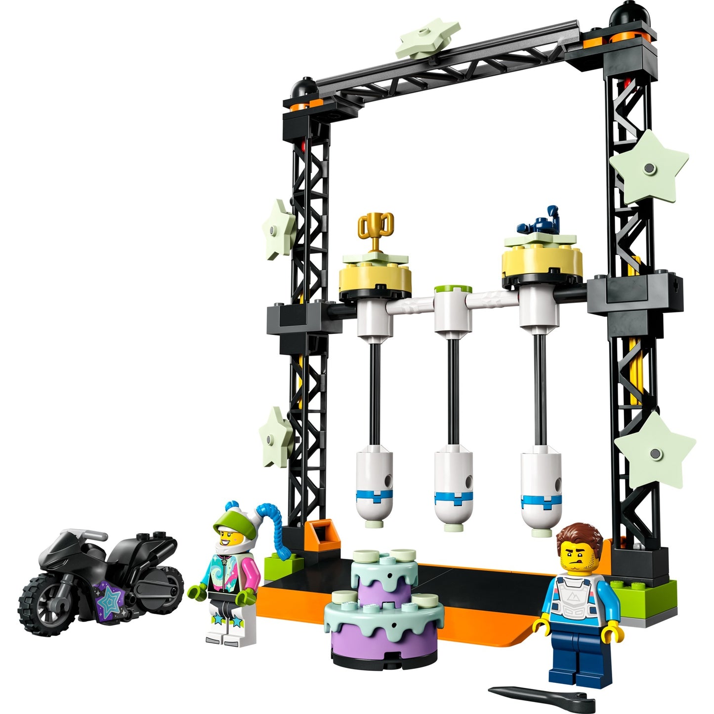 LEGO 60341 City Stuntz Umstoß-Challenge, Konstruktionsspielzeug