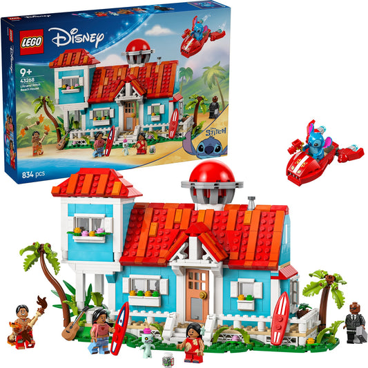 43268 Disney Classic Das Strandhaus aus Lilo und Stitch, Konstruktionsspielzeug