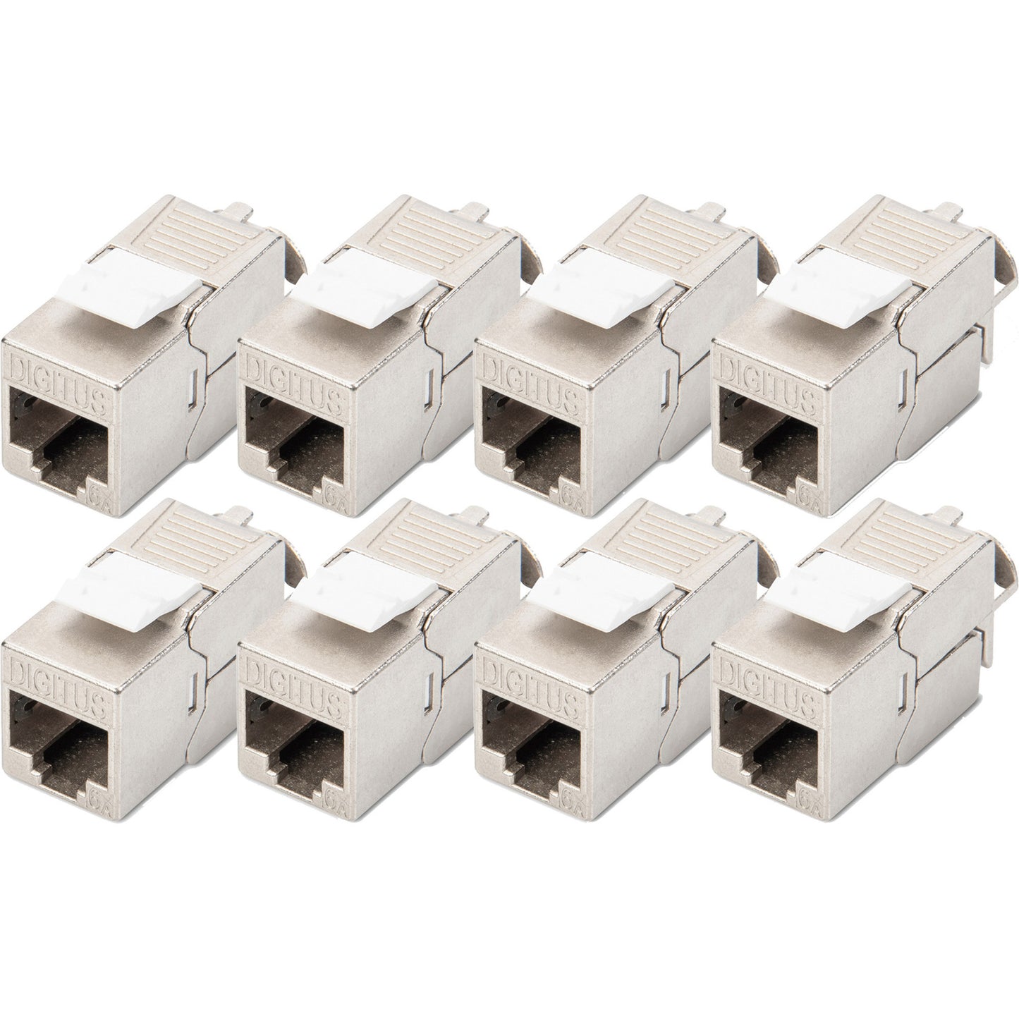 CAT 6A Keystone Modul geschirmt werkzeugfrei 8 Stk., Keystone-Modul