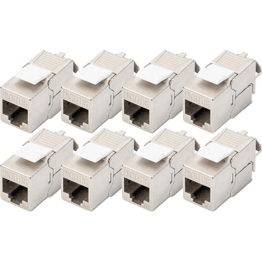 CAT 6A Keystone Modul geschirmt werkzeugfrei 8 Stk., Keystone-Modul