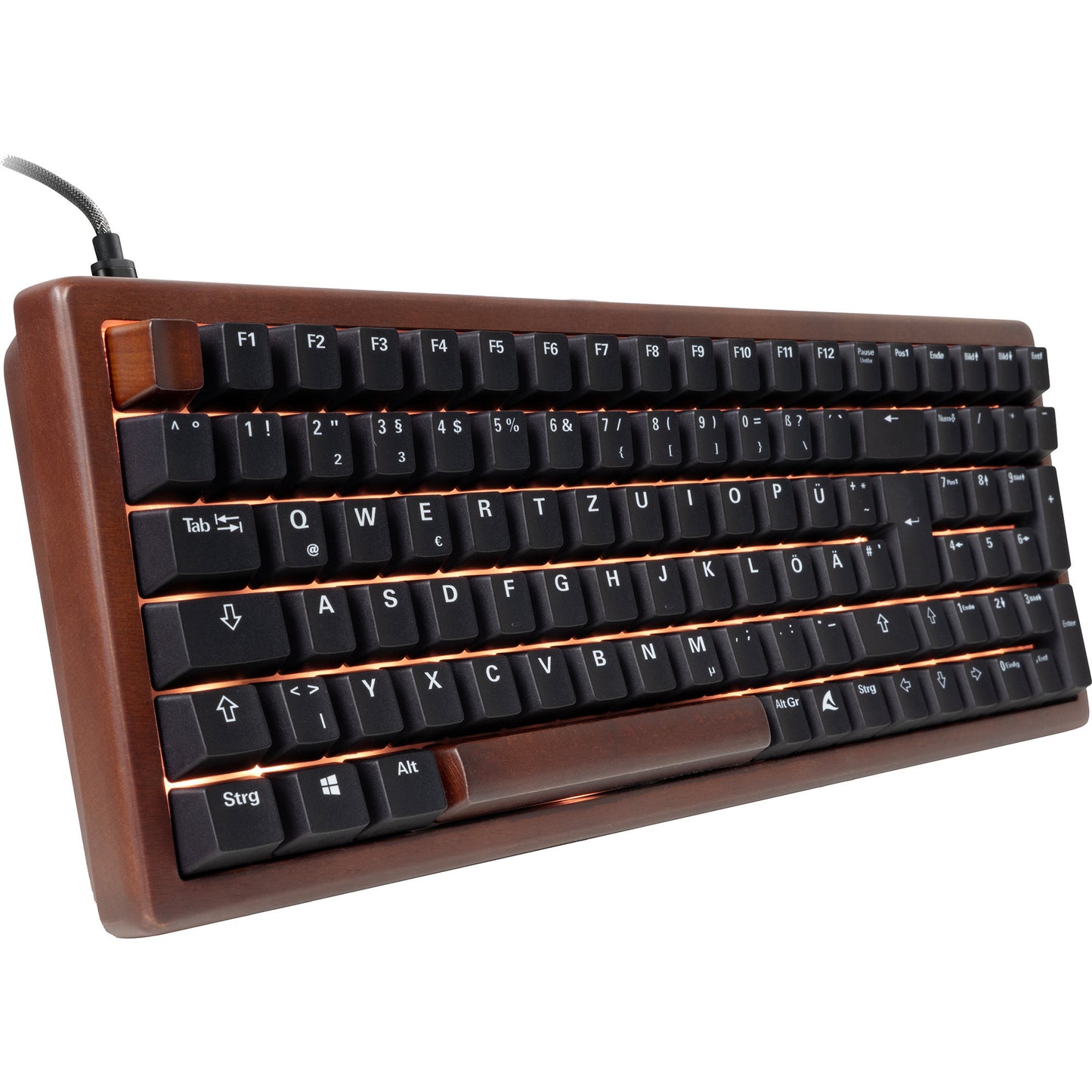 SKILLER SGK50 S2 Wood PBT, Gaming-Tastatur
