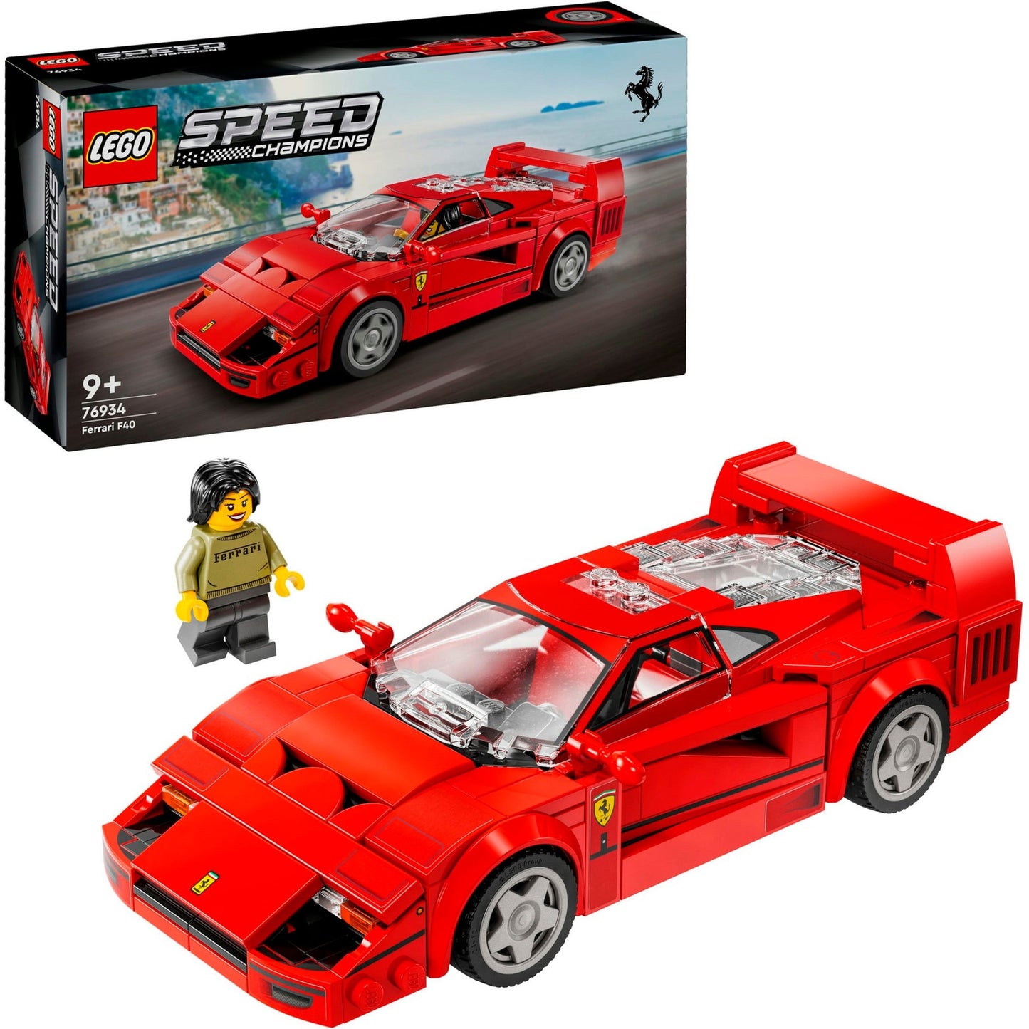 LEGO 76934 Speed Champions Ferrari F40 Supersportwagen