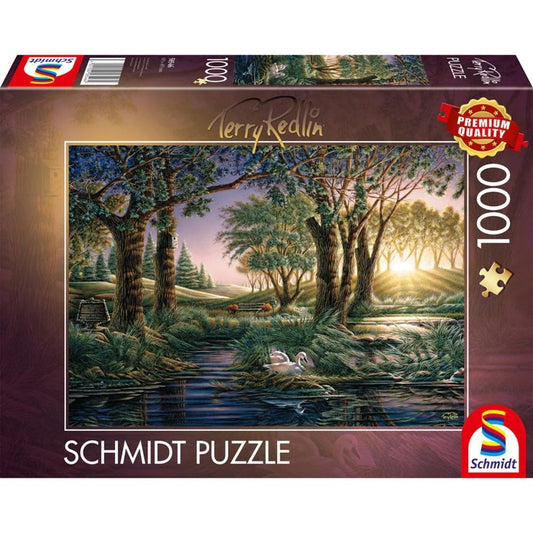 Schmidt Spiele Terry Redlin: Morgenzauber am Teich (1000 Teile)