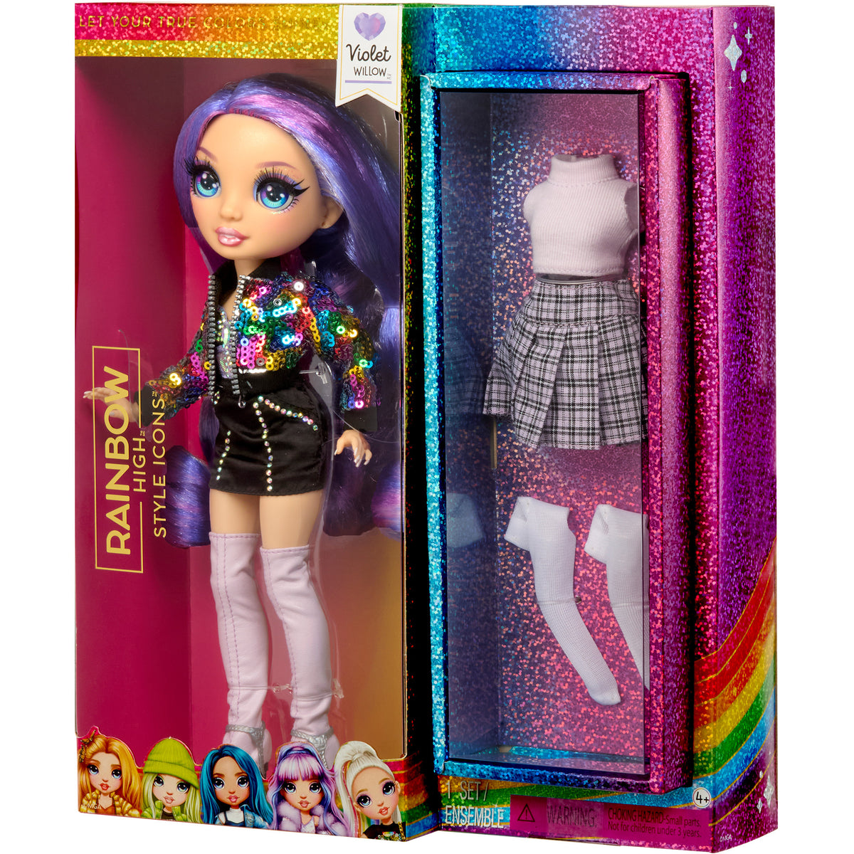 Rainbow High Style Icons - Violet, Puppe