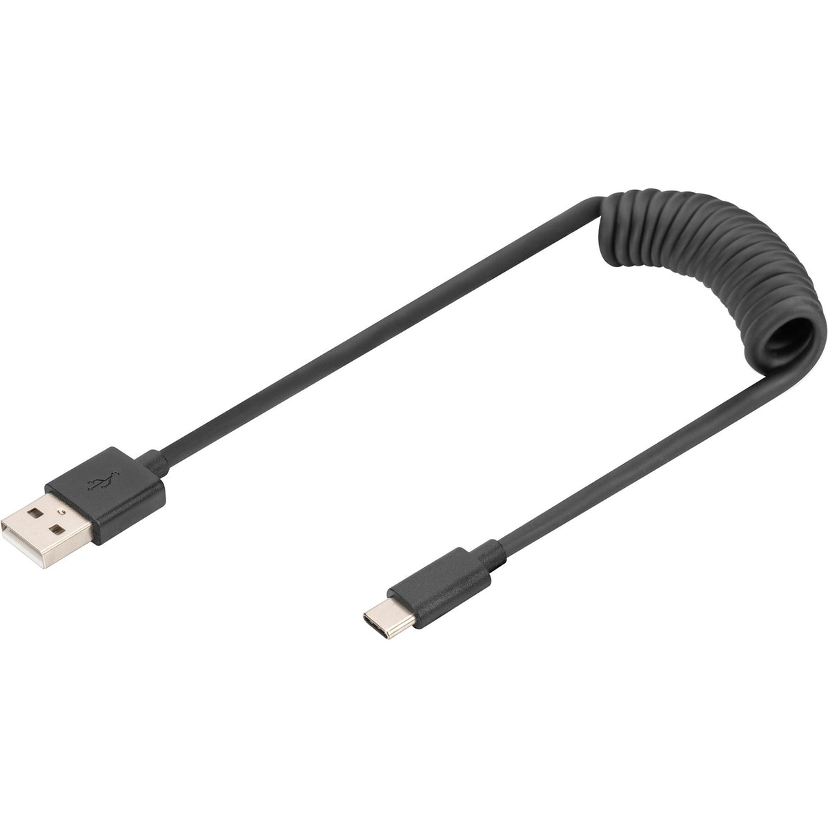 USB 2.0 Spiralkabel USB-A > USB-C