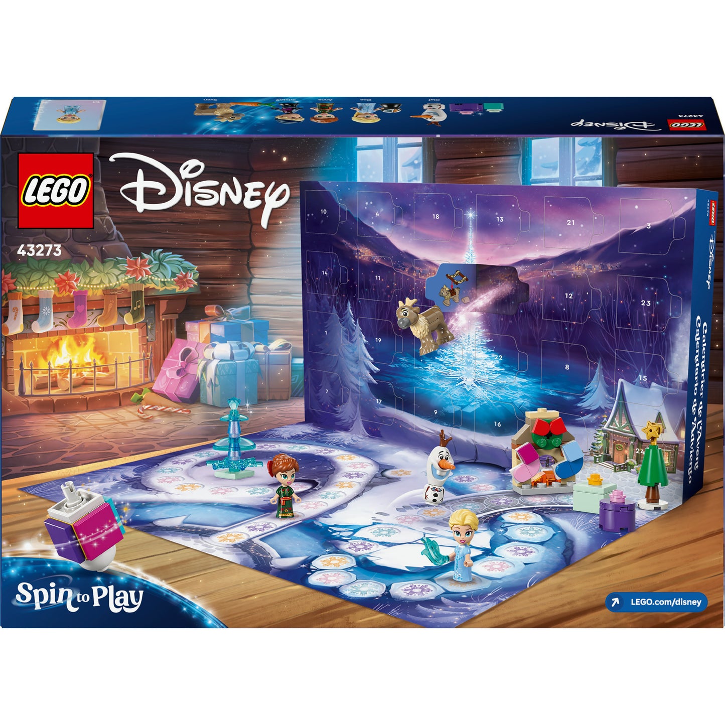 43273 Disney Frozen Adventskalender 2025, Konstruktionsspielzeug