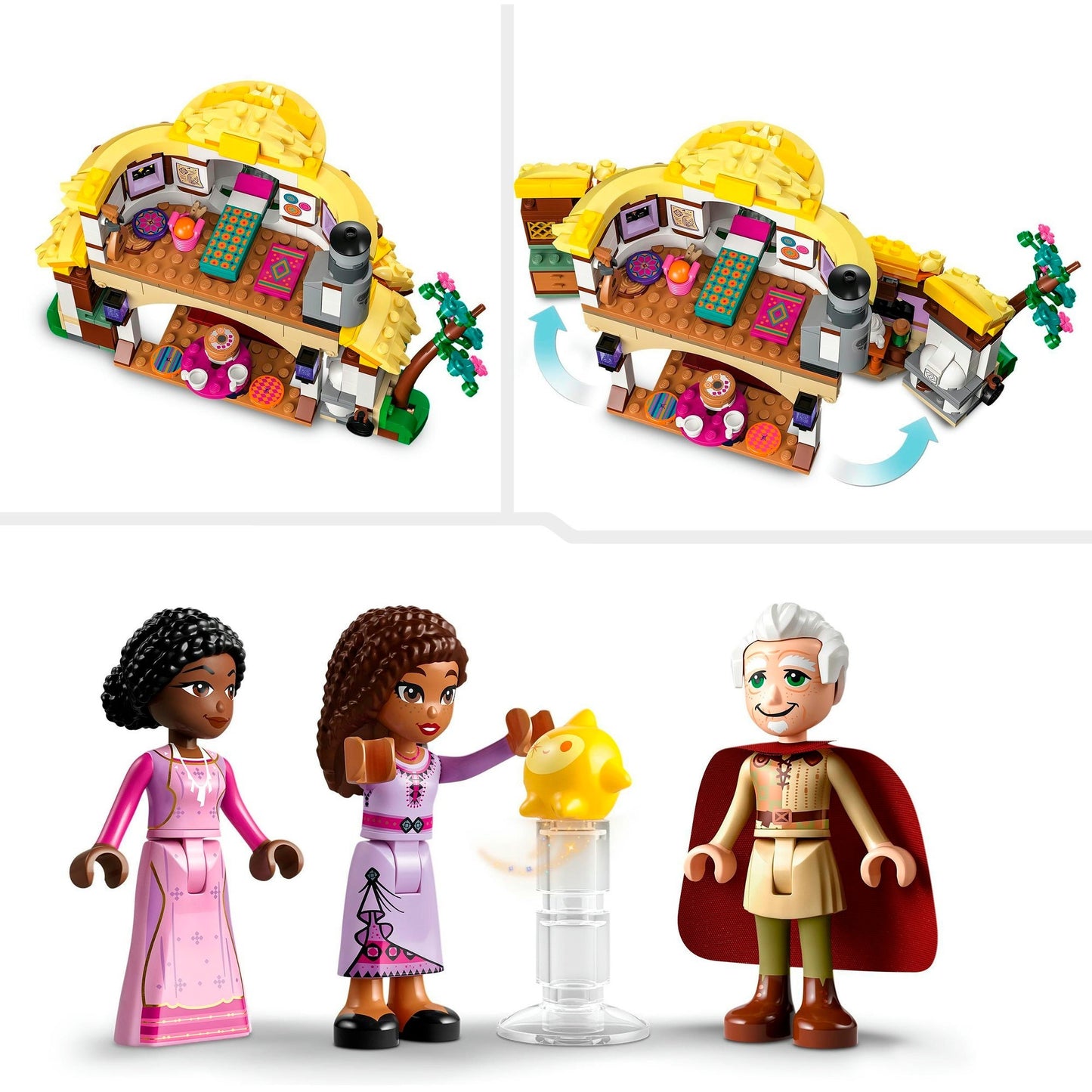 LEGO 43231 Disney Wish Ashas Häuschen, Konstruktionsspielzeug