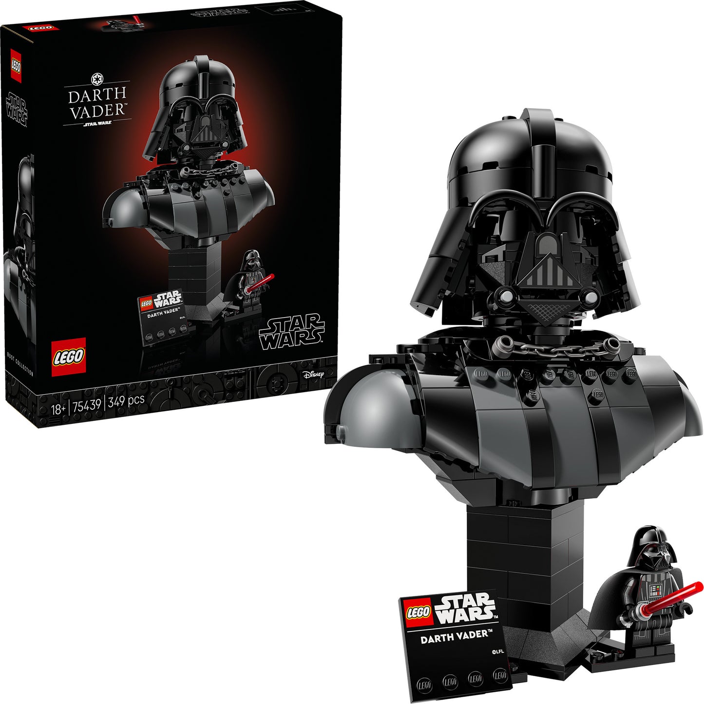 75439 Star Wars Darth Vader Büste, Baukasten