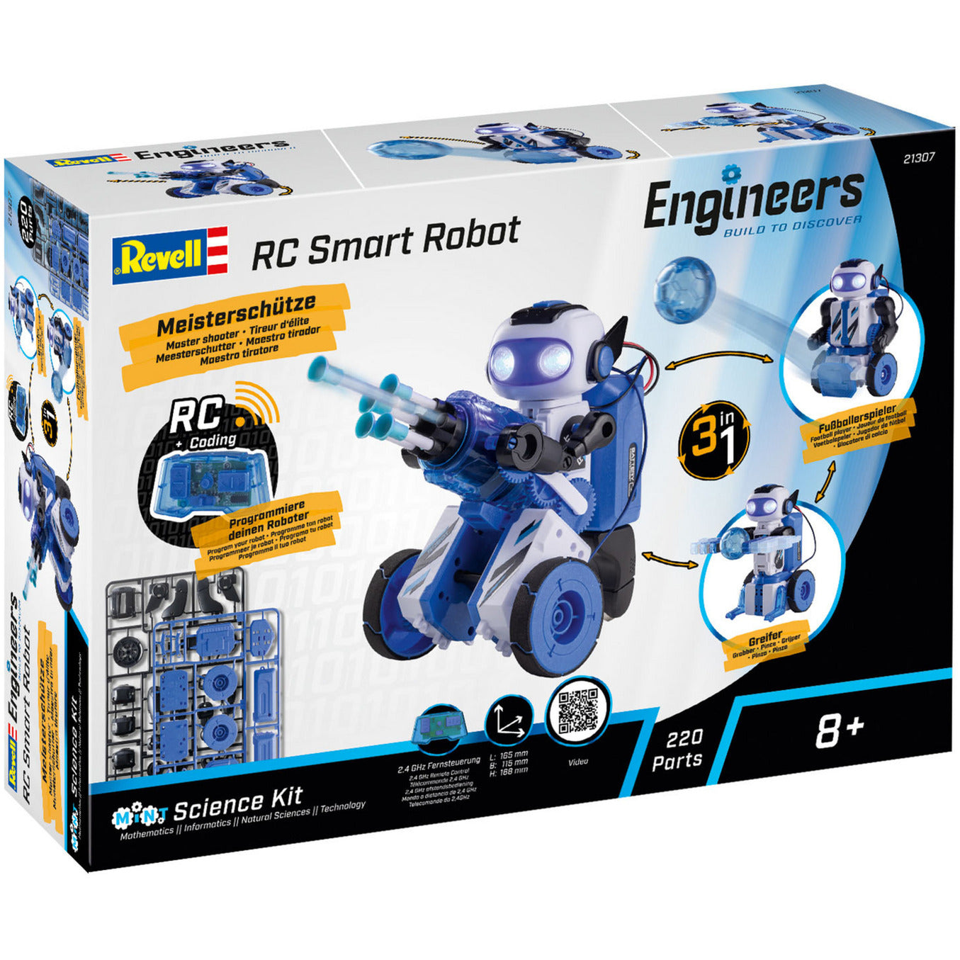 RC Smart Robot 3-in-1