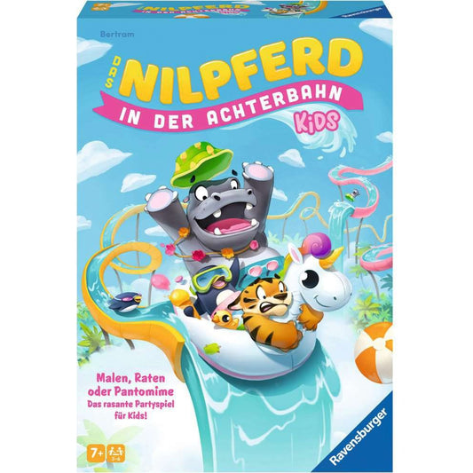 Ravensburger Das Nilpferd in der Achterbahn Kids, Partyspiel