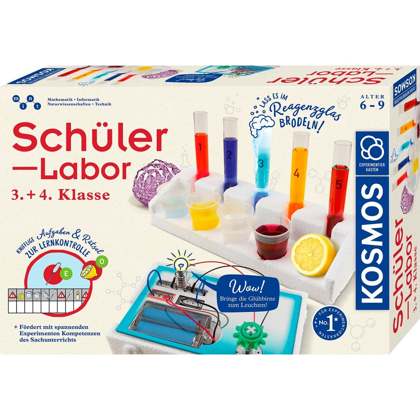Schülerlabor 3. + 4. Klasse, Experimentierkasten