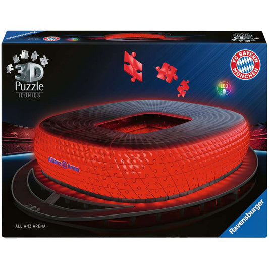 3D Puzzle Iconics: Allianz Arena - mit Licht