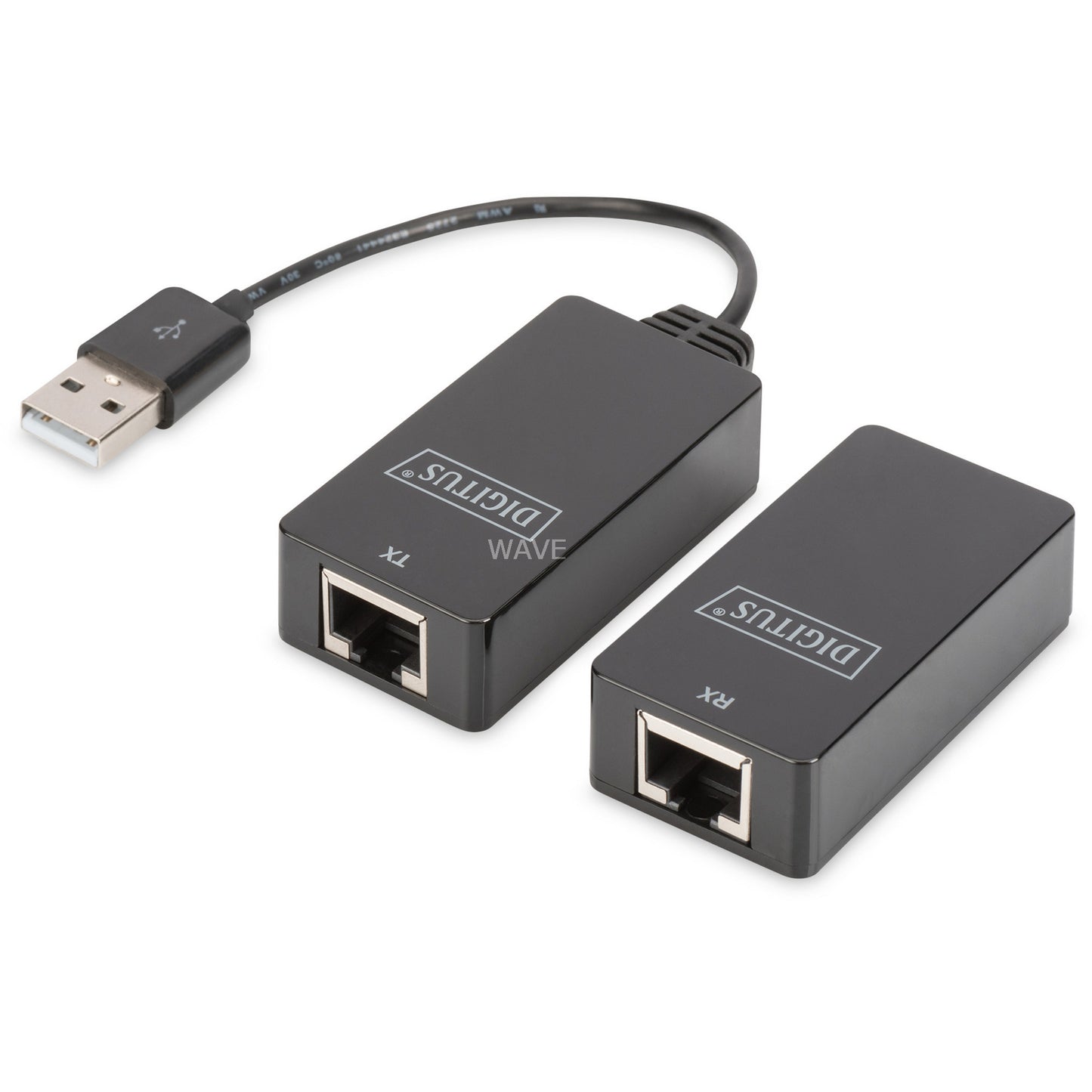 USB 1.1 CAT Extender-Set, 45 Meter, USB-Extender