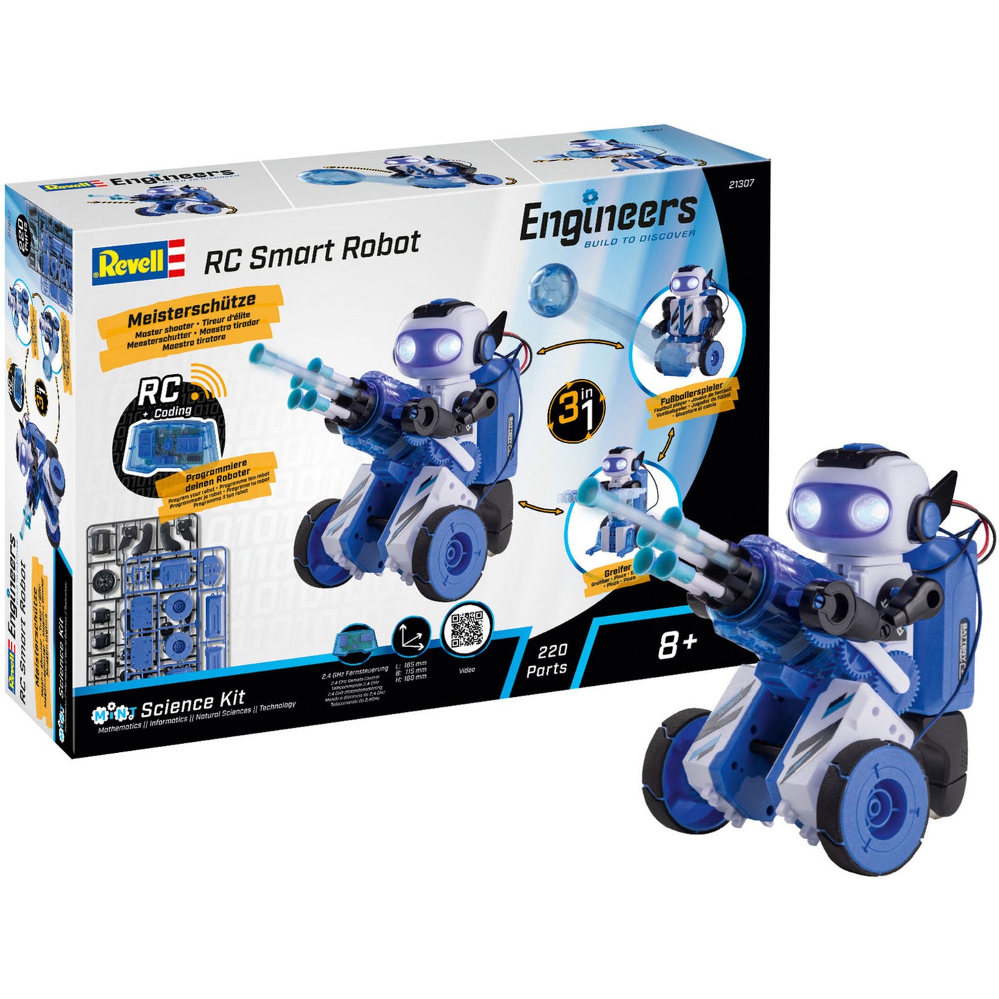 RC Smart Robot 3-in-1