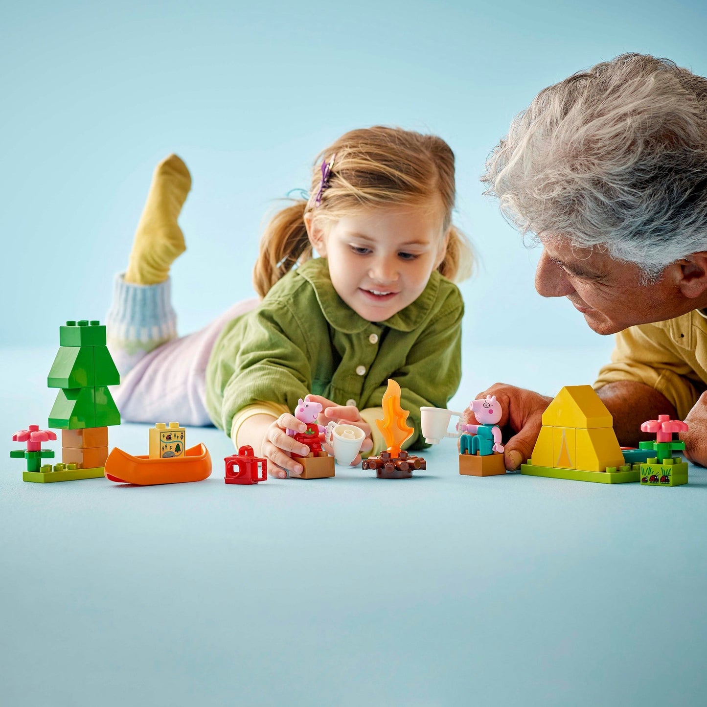 10452 DUPLO Peppa Wutz Campingausflug, Konstruktionsspielzeug