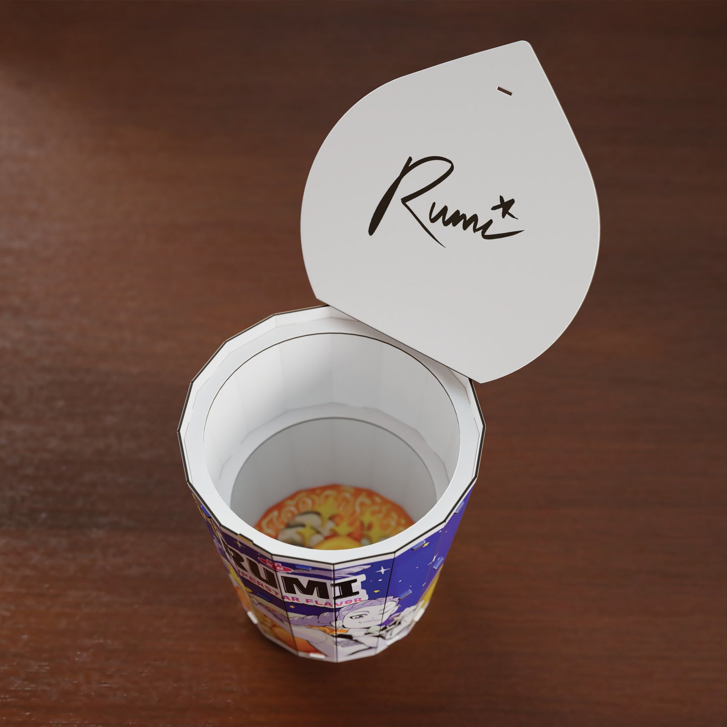 4D Build - K-Pop Demon Hunters - Rumi im Ramen-Becher, Modellbau