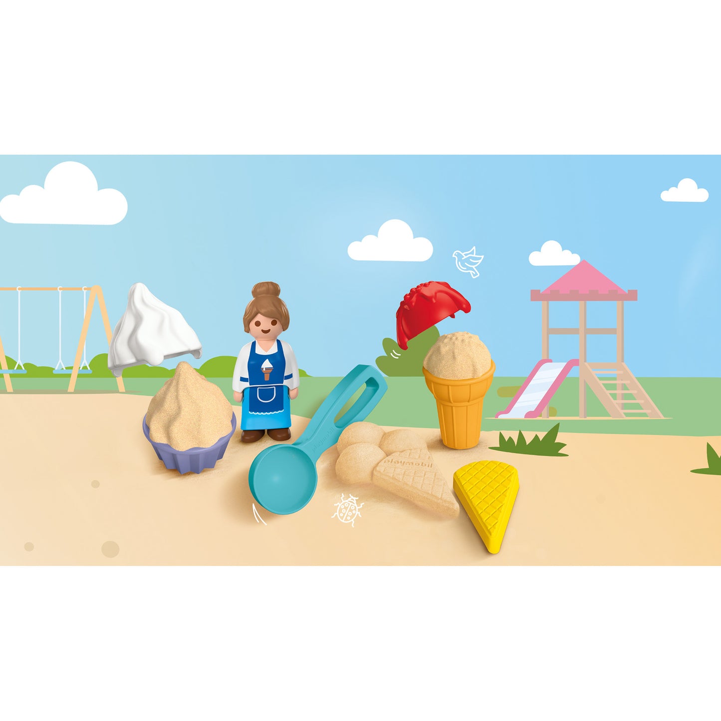 72006 JUNIOR: Sand-Eisdiele, Konstruktionsspielzeug