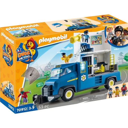 PLAYMOBIL 70912 DUCK ON CALL Polizei Truck, Konstruktionsspielzeug