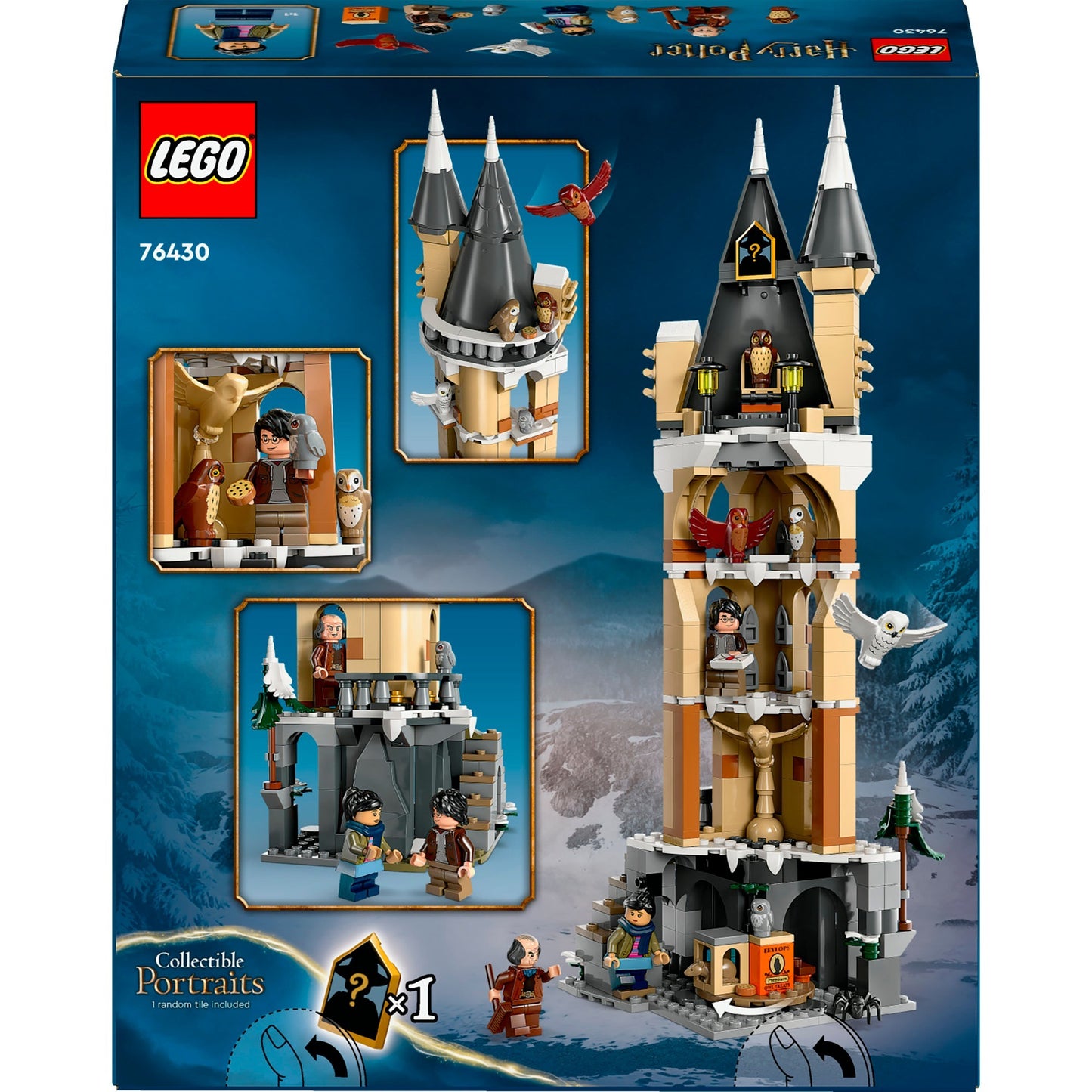 LEGO 76430 Harry Potter Eulerei auf Schloss Hogwarts, Konstruktionsspielzeug