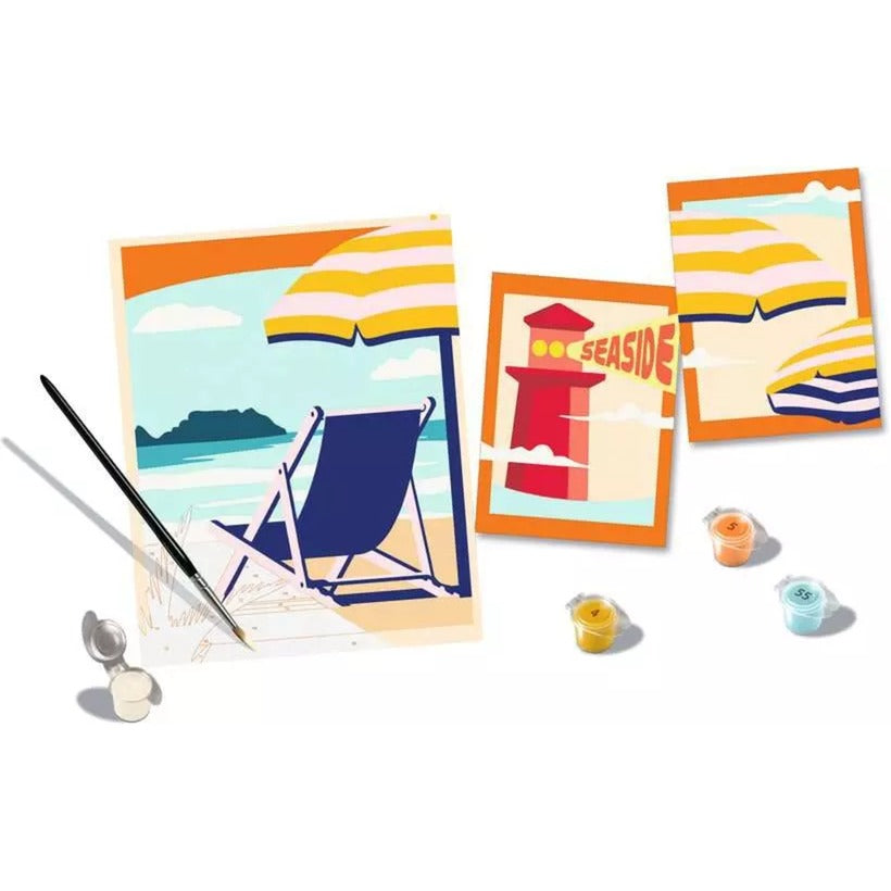 Ravensburger CreArt Gallery Wall Set - At the Beach, Malen