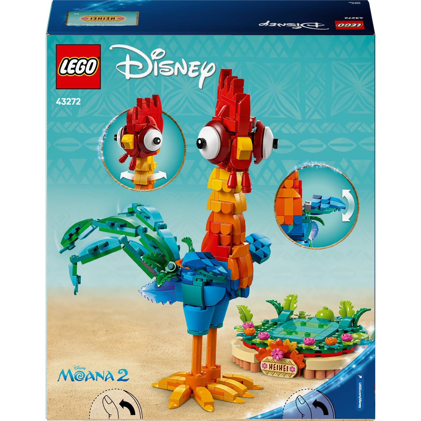43272 Disney Princess Heihei, Konstruktionsspielzeug