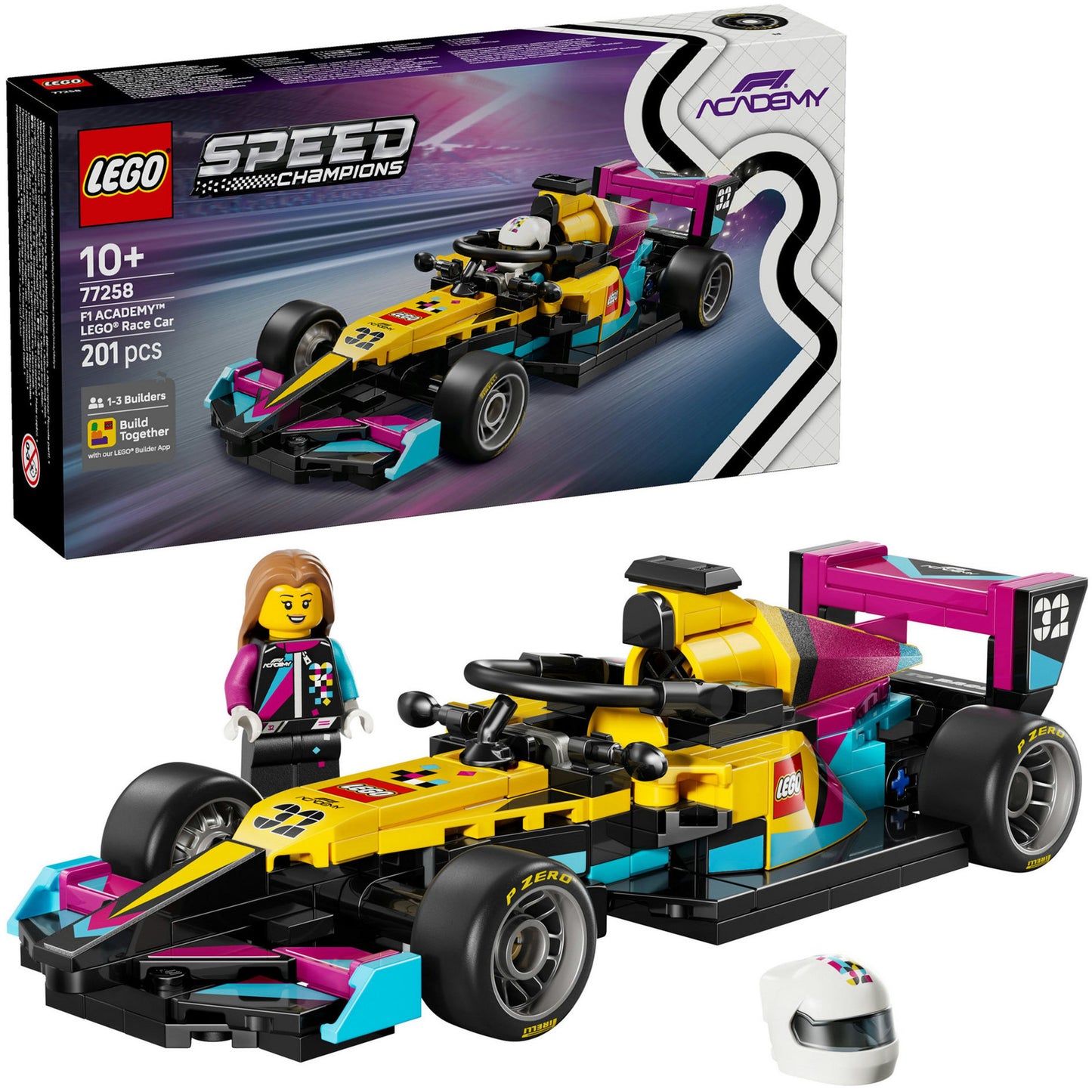 77258 Speed Champions F1 ACADEMY LEGO Rennwagen, Konstruktionsspielzeug