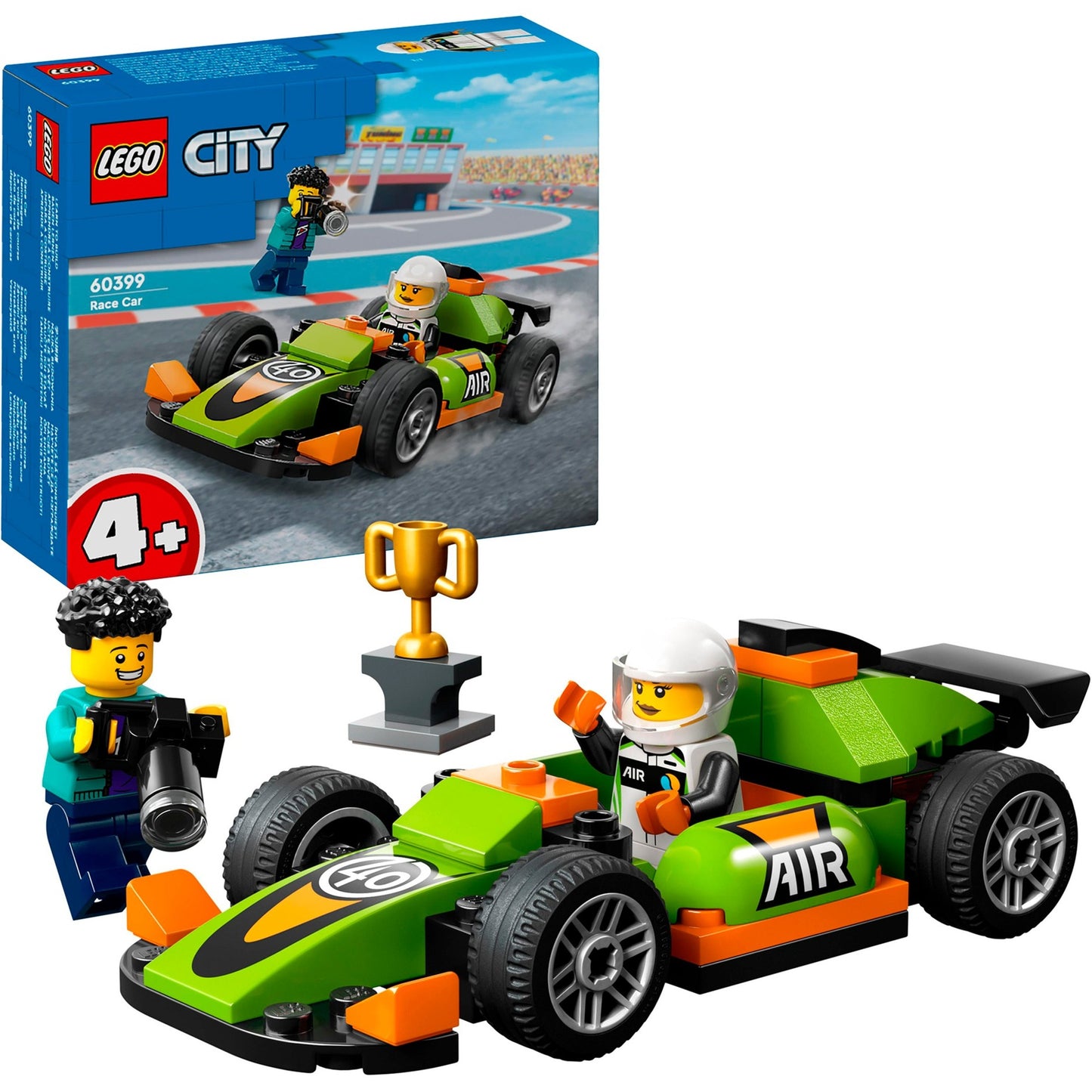 LEGO 60399 City Rennwagen, Konstruktionsspielzeug