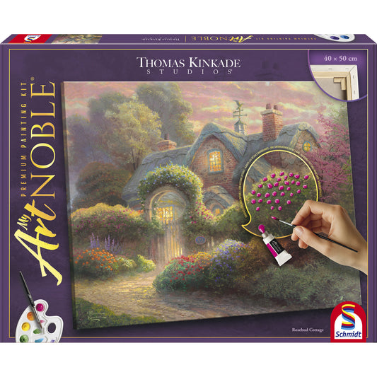 My ArtNOBLE Thomas Kinkade - Rosebud Cottage, Malen