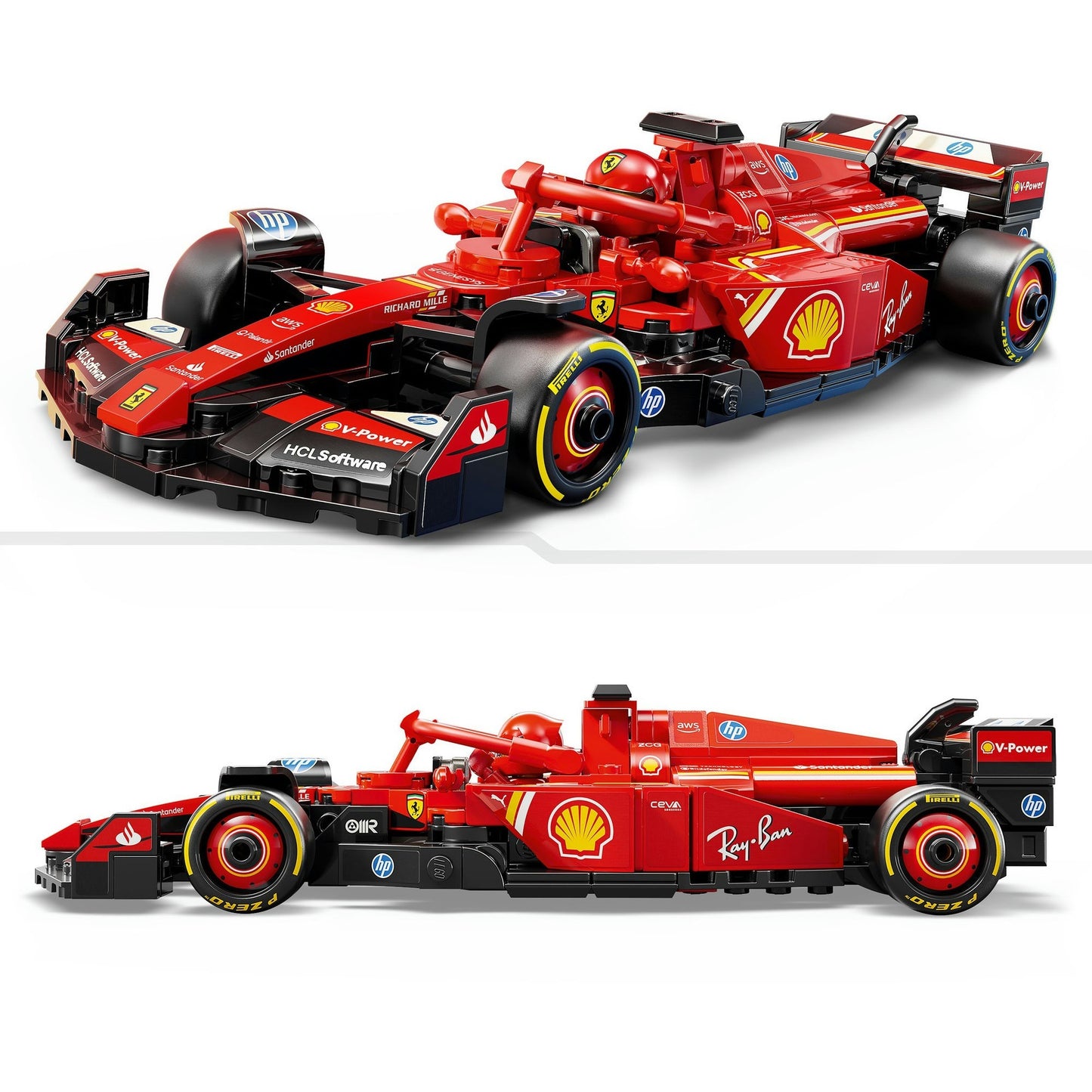 77242 Speed Champions Ferrari SF-24 F1 Rennauto, Konstruktionsspielzeug