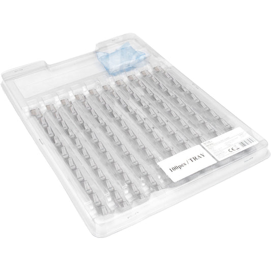 CAT.6 Modularstecker für Rundkabel, geschirmt, 100 Stück