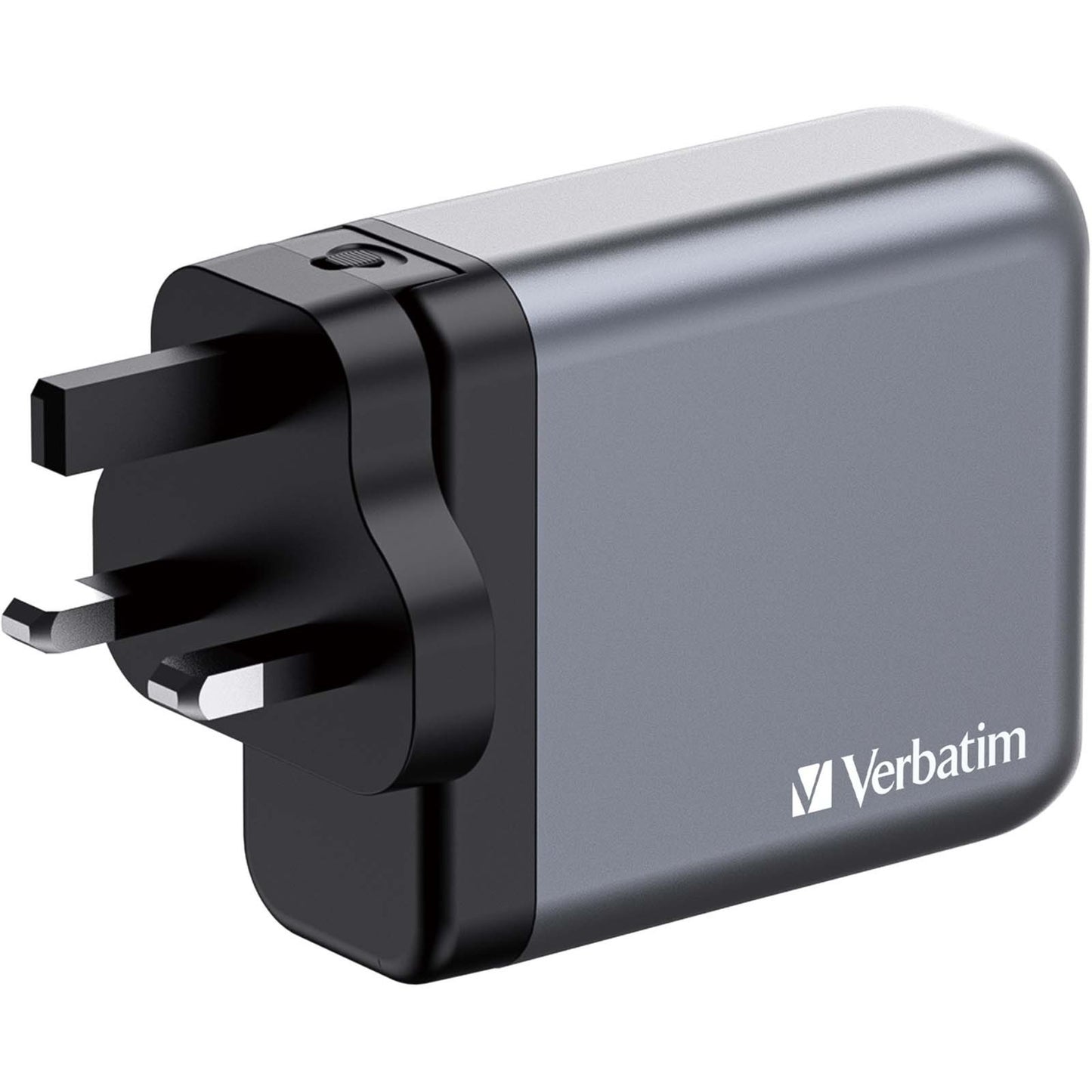 Verbatim GaN-Ladegerät 140W, 1x USB-A , 3x USB-C (grau, PD 3.1, PD 3.0, QC 3.0)