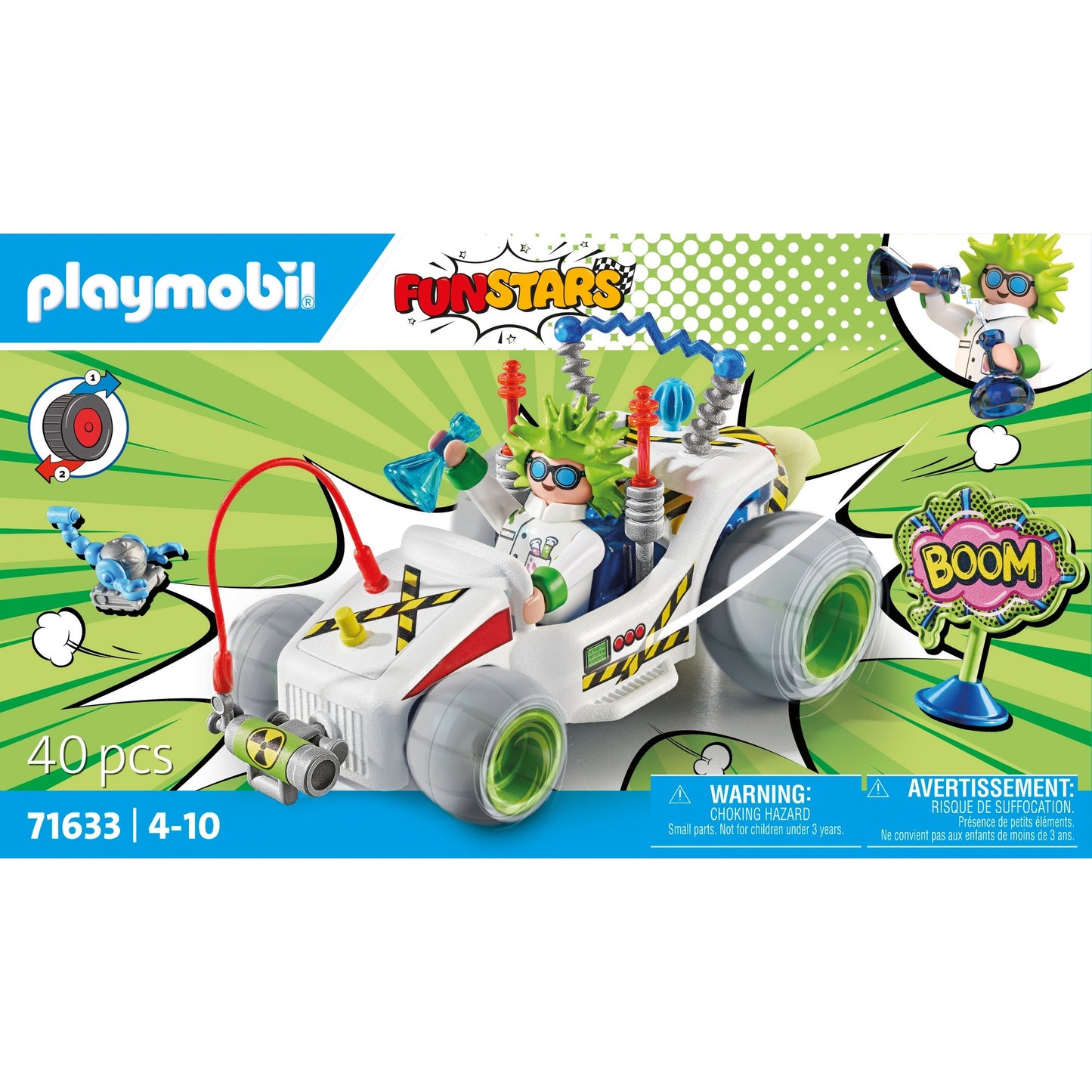 PLAYMOBIL 71633 Funstars Rasender Professor, Konstruktionsspielzeug