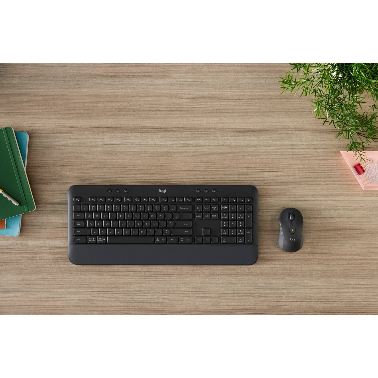 Logitech Signature MK650 Combo for Business (graphit, DE-Layout, Plunger, Logi Bolt, Bluetooth, für Windows/macOS/Chrome OS/Linux/iPadOS/Android)