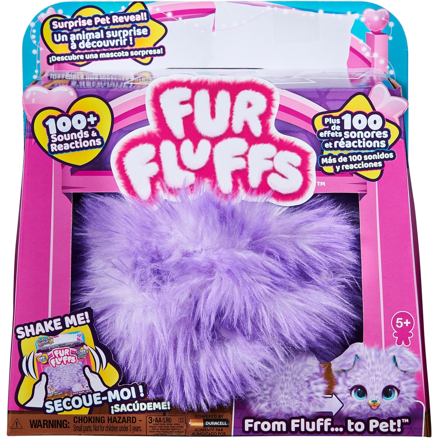 Spinmaster FurFluffs Magisches Hündchen (lila)