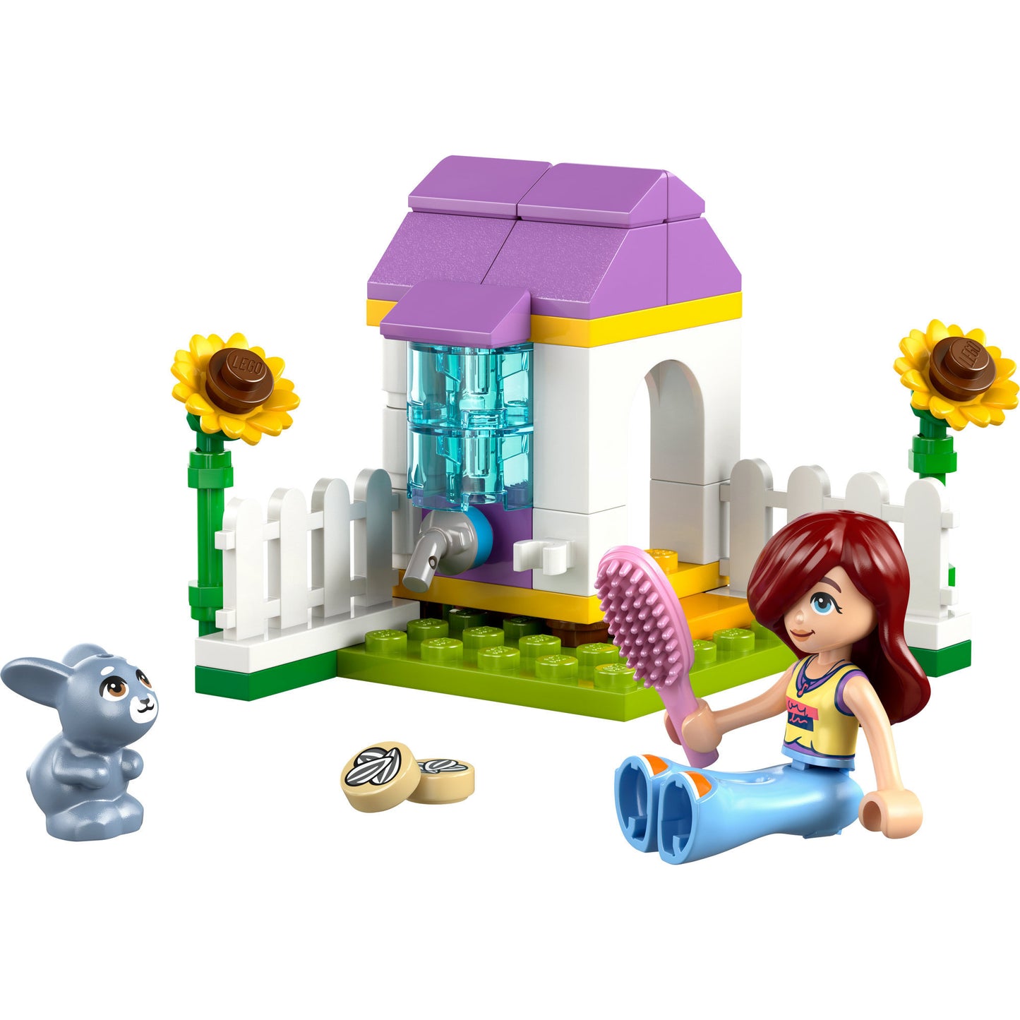 30722 Friends Garten mit Hasenstall, Konstruktionsspielzeug